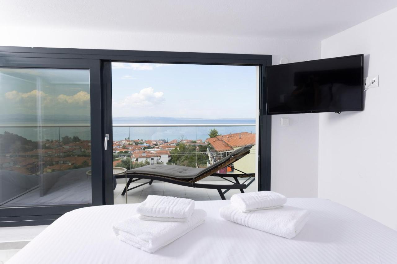 The Sea View Apartment Polychrono Exterior foto