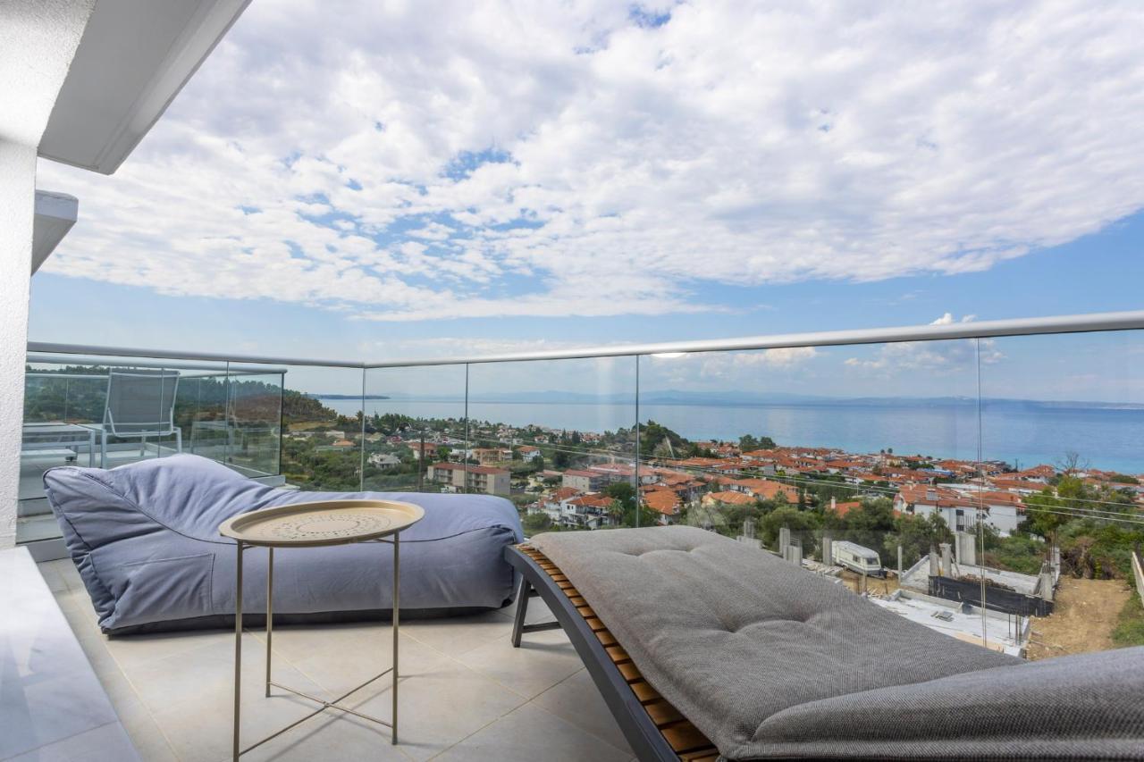 The Sea View Apartment Polychrono Exterior foto